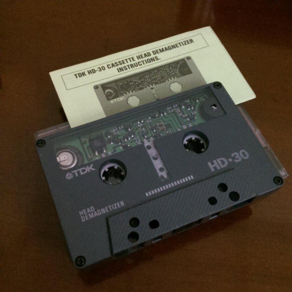 TDK HD30 demagnetizador para grabadoras de cassette