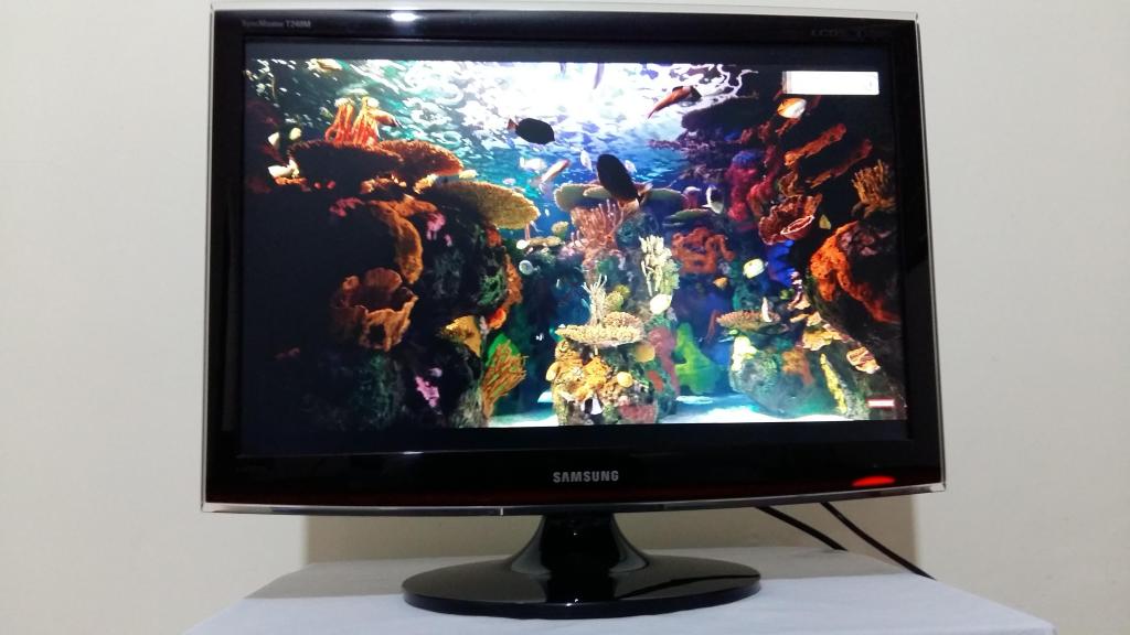 Televisor Samsung 24 pulgadas LCD perfecto estado control