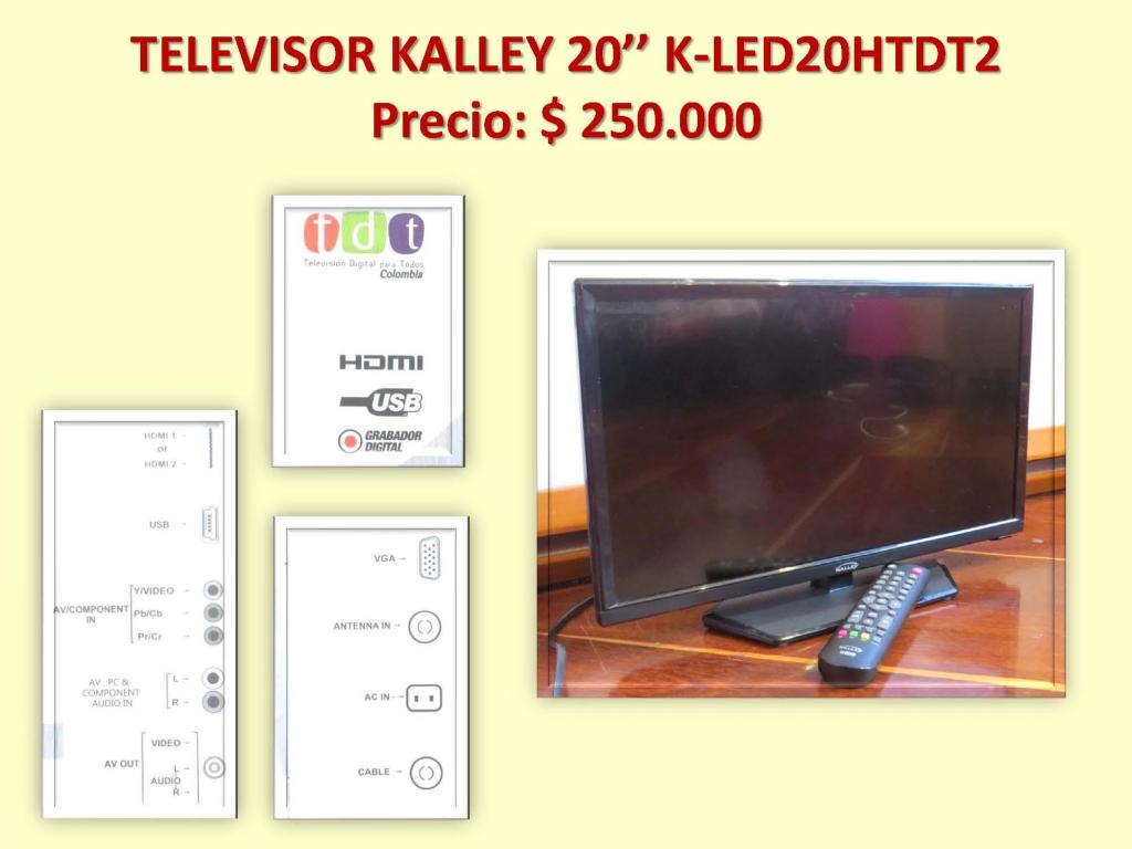 Televisor tv Kalley 20 KLED20HTDT2