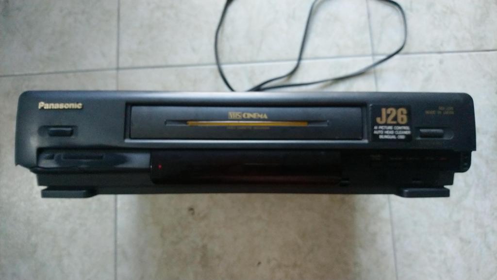 VHS Panasonic con control remoto