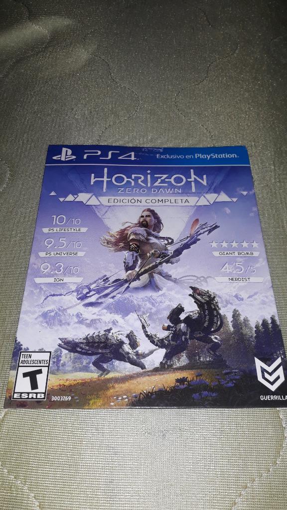 Horizon Zero Dawn edicion Completa