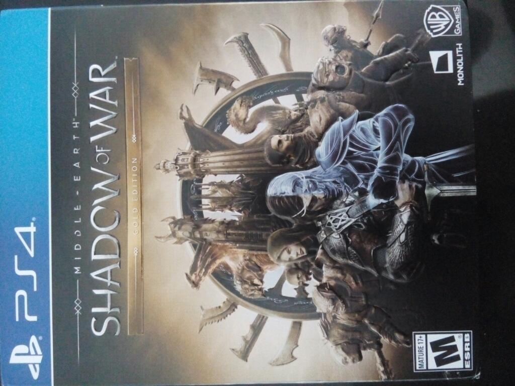 Shadow Of War Gold Edition Como Nueva