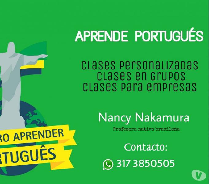 Clases personalizadas de Portugués brasileño