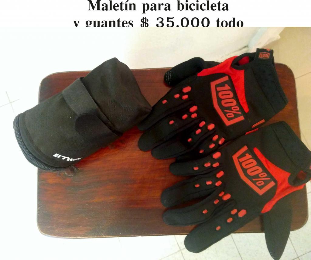 Maletin y guantes