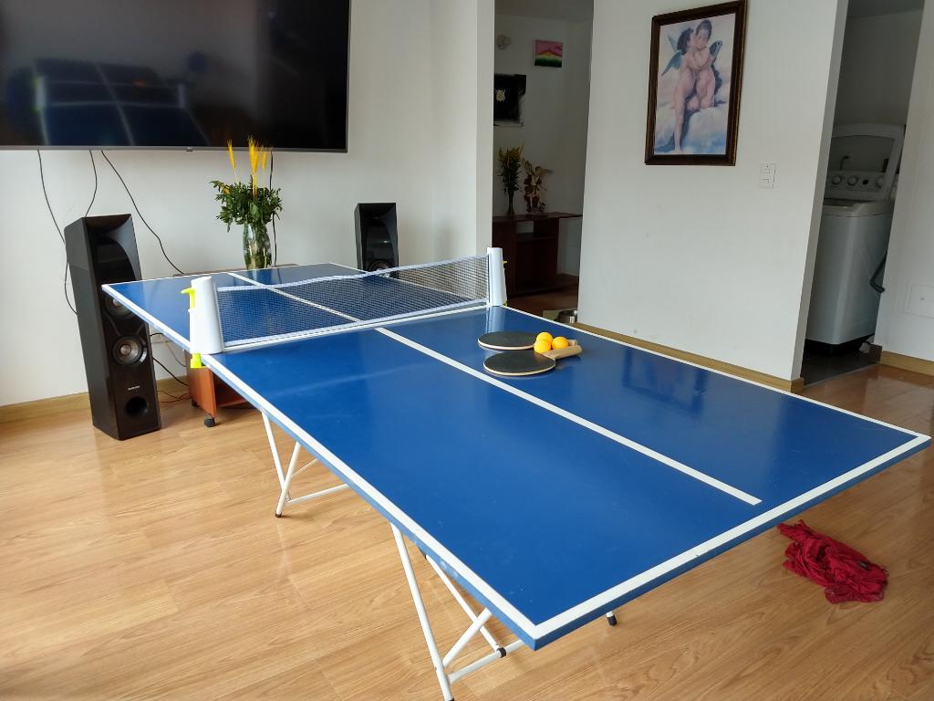 Mesa de Ping Pong Plegable Muy Práctica