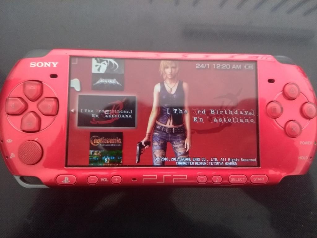 Consola PSP Roja Edicion Especial Sony