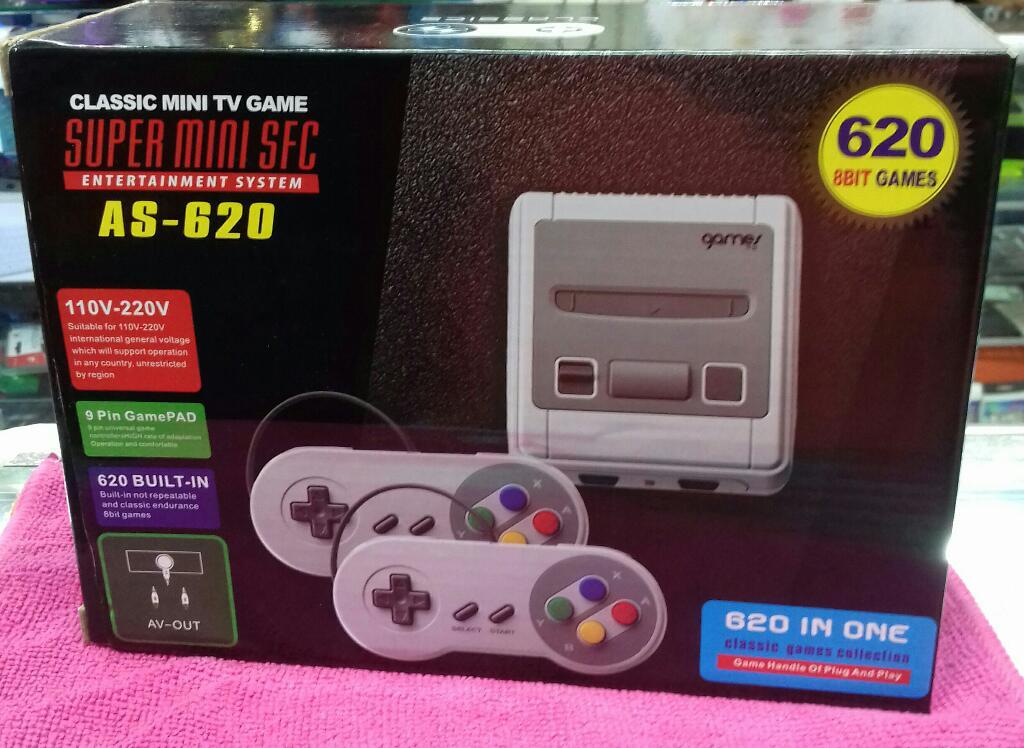 Consola Super Mini Nintendo 620 Juegos