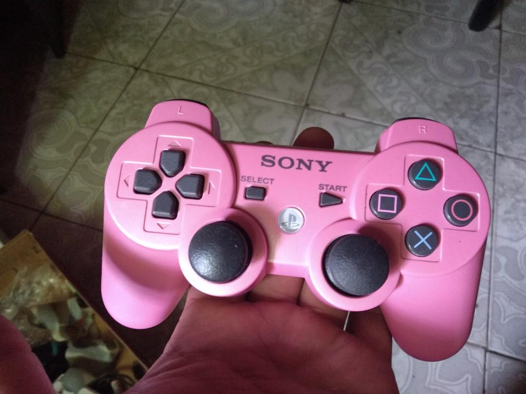 Control Mando Ps3 Play 3 Original Pink