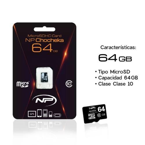 Memoria Clase 10 Micro Sd 64gb Celular Np Rapida