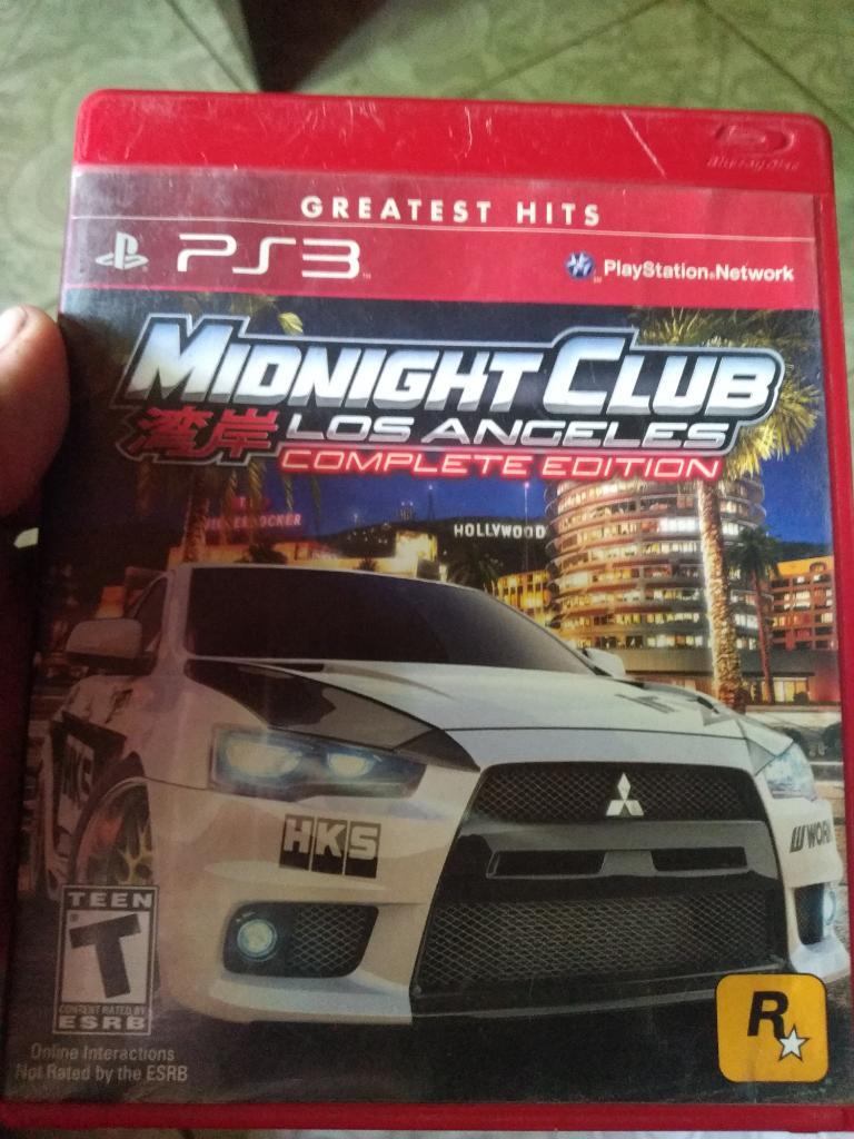 Midnight Club Carros Autos Play 3 Ps3