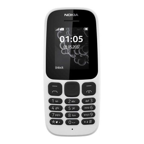 Nokia 105 Blanco 2mil Contactos Led Radiofm Bateria 16h