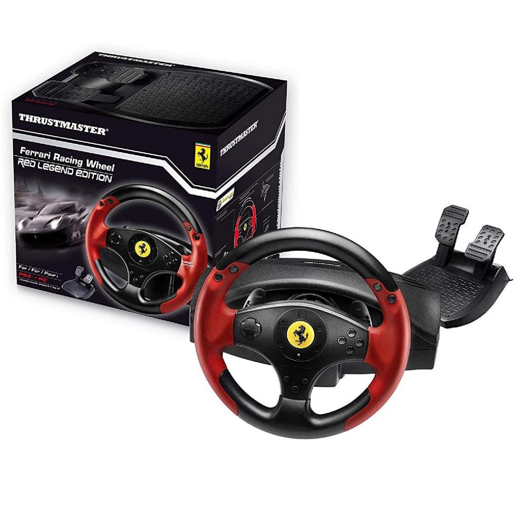 Volante PS3 Ferrari racing wheel RED legend Edition