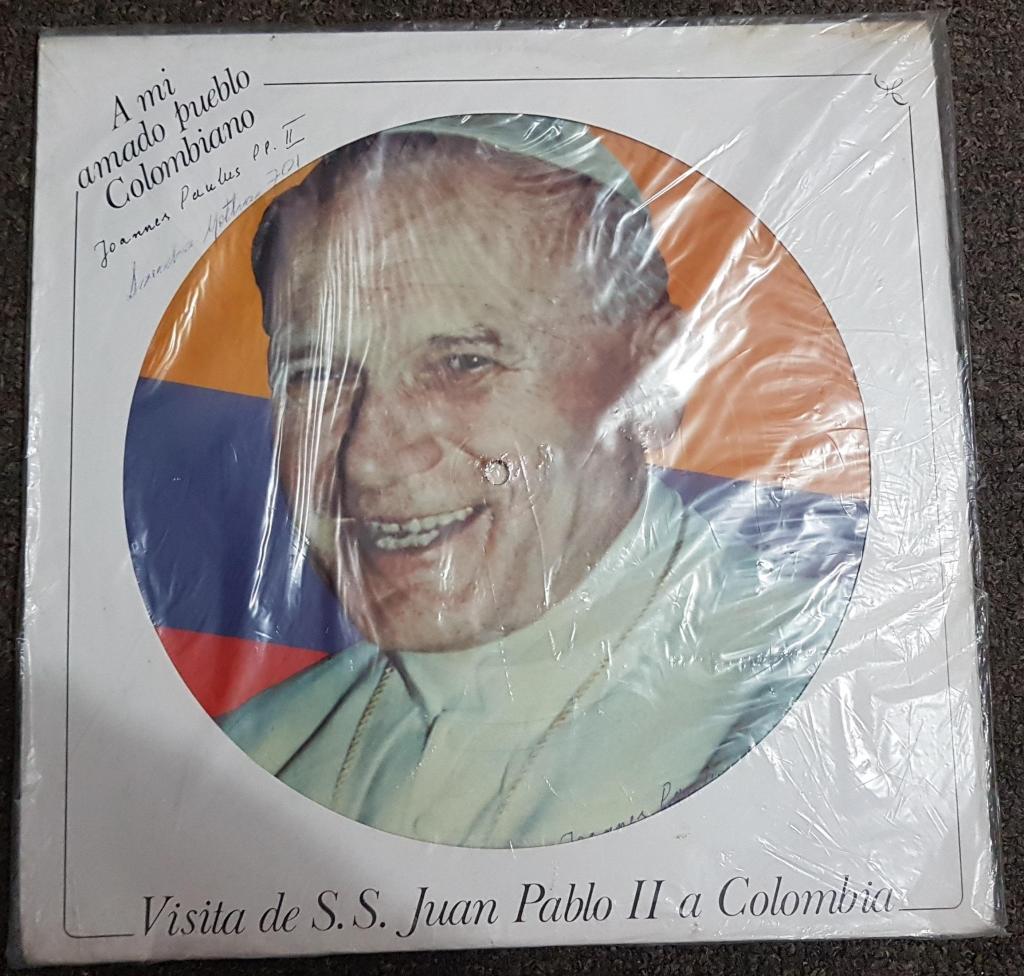 Lp Vinilo de su S.S. Juan Pablo II Visita a Colombia 