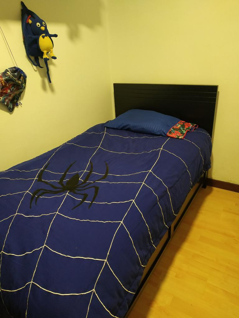 Cama Sencilla con Colchon