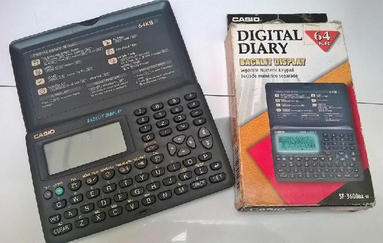 CALCULADORA Y AGENDA DIGITAL MARCA CASIO CLÁSICA PARA