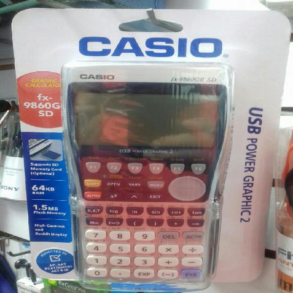 Calculadora Casio Fx9860gii Sd