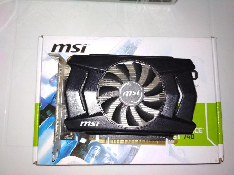 Gráfica MSI GeForce GT740 2GB GDDR5