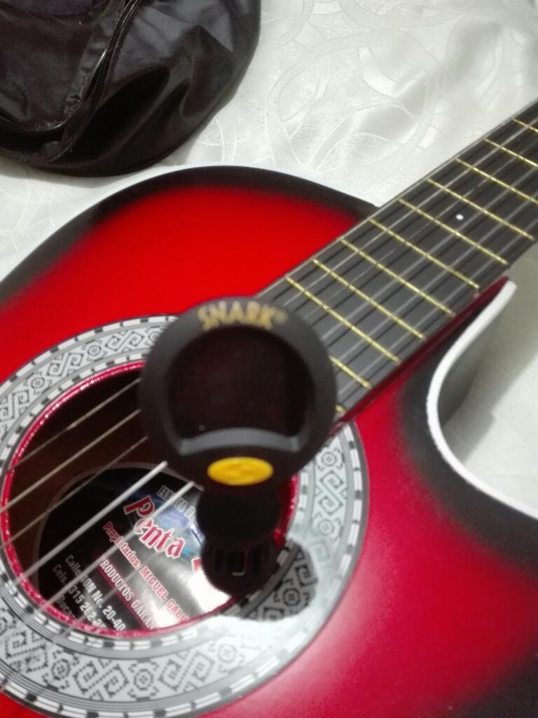 Guitarra Electroacustica con Afinador