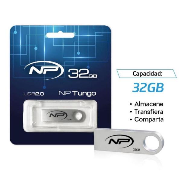 Memoria Np Usb 32gb Metalica Rapida Unicas Con Chip Samsung