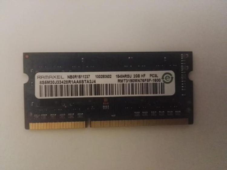 Memoria RAM 2GB Notebook DDR3