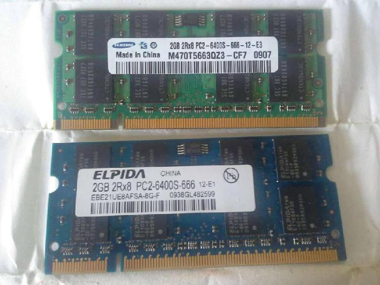Memoria Ram DDR2 para portatil