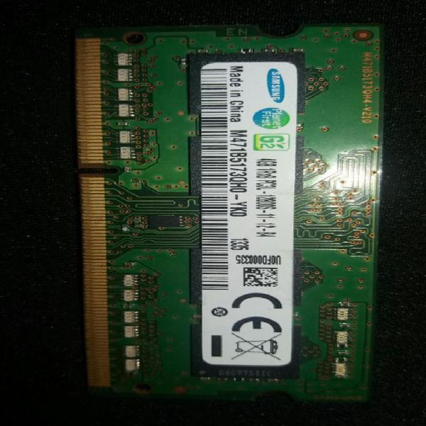 Memoria Ram Ddr3 4GB Portátil 12800 Pc3 Samsung