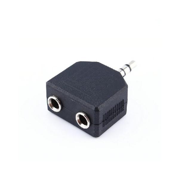 Plug De Audio 1 Macho de 3.5 Mm A 2 Hembra de 3.5mm