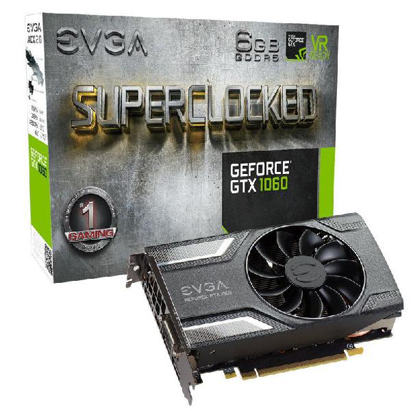 TARJETA DE VIDEO EVGA GTX 1060 SC 6GB DDR5