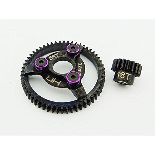 TRAXAS Hot Racing STE256 Steel Pinion and Spur Gear Set