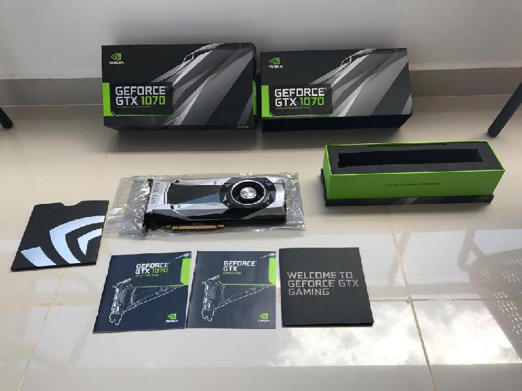 Tarjeta Grafica Nvidia Geforce Gtx 1070 Founders Edition 8GB