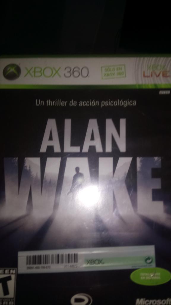 Alan Wake 360 Xbox Retro con Xbox One