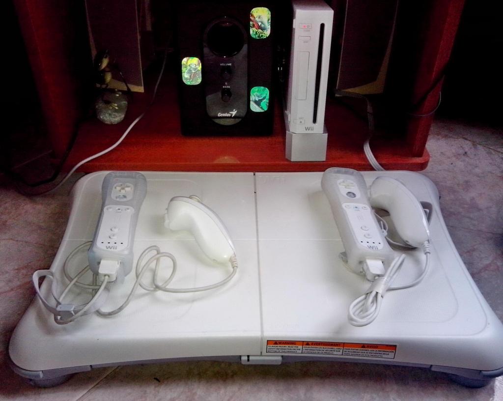 NINTENDO Wii y Wii Fit Plus.