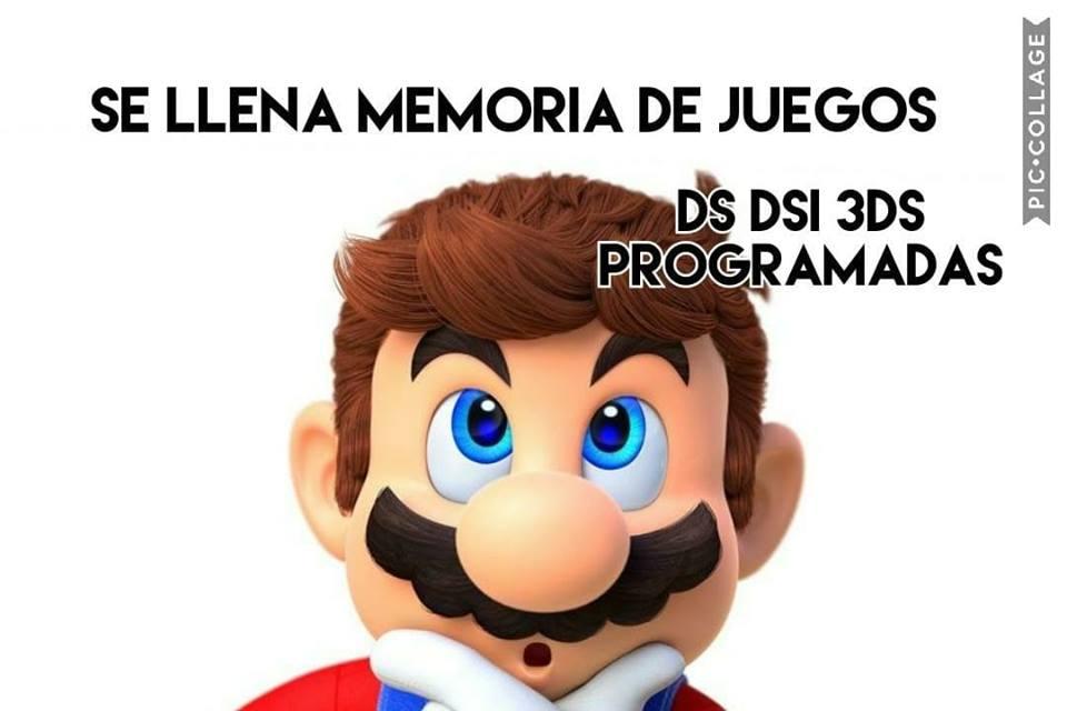 SE LLENA MEMORIAS DE JUEGOS PARA NINTENDO DS DSI 3DS