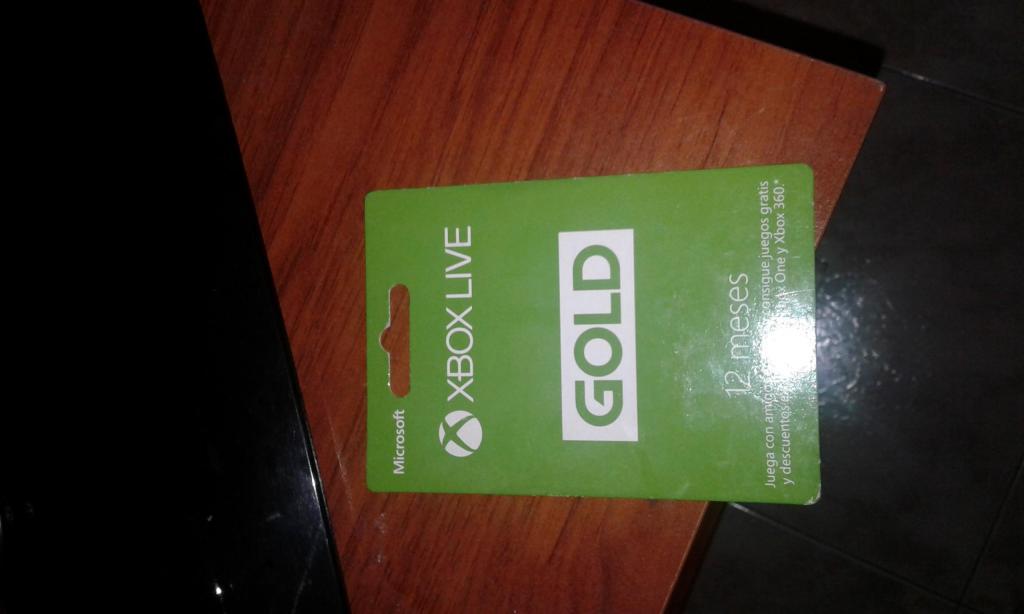 Tarjeta xbox live