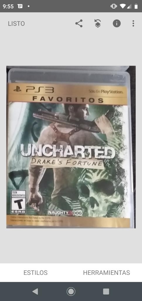 Uncharter Ps3