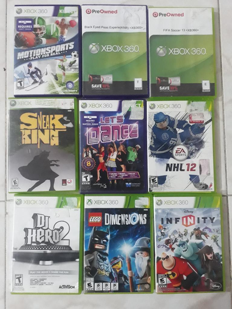 Vendo Juegos Originales para Xbox 360