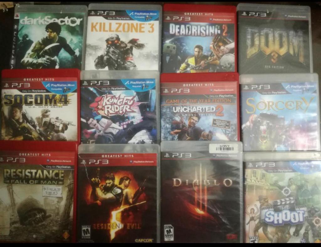 Vendo Juegos de Ps3