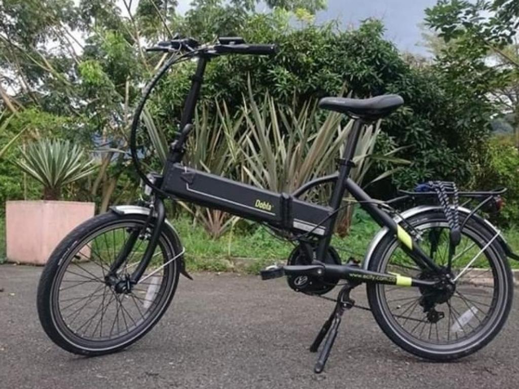Bicicleta Electrica E City Plegable