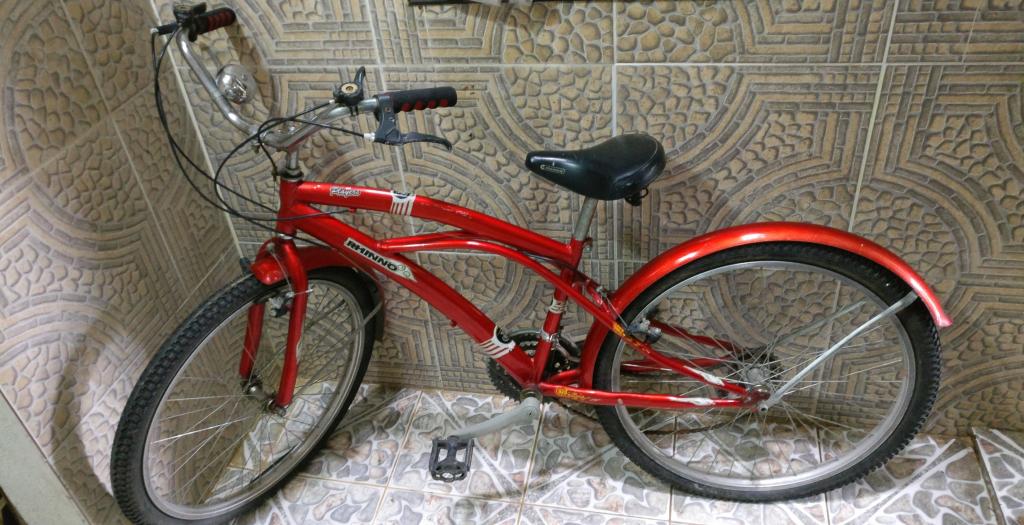 Bicicleta Monatera Roja Rhinno