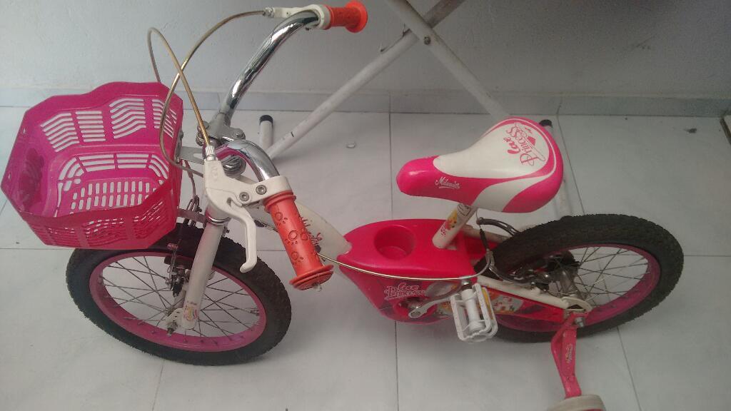 Bicicleta para Niña Barbie en Buen Estado