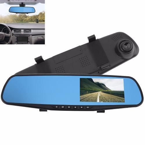 Espejo Retrovisor Doble Camara Dvr Hd Delantera Y Trasera.