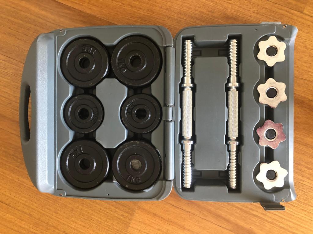 Set de mancuernas Muy poco uso