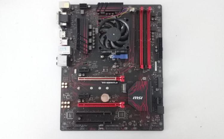 Combo Board Msi B350 Gaming plus y Procesador AMD A8 9600