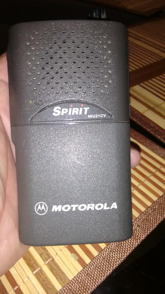 Radio Motorola Spirit Mu21cv sin antena ni base como nuevo