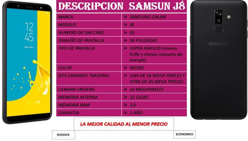 SAMSUNG GALAXI J8 NUEVO