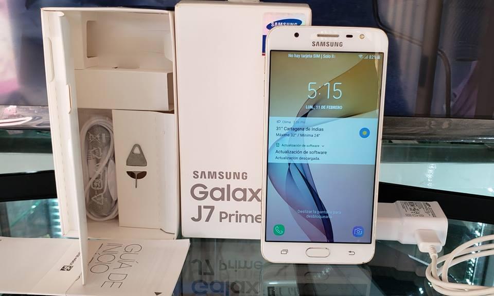 Samsung Galaxy J7 Prime, completo, con factura, en excelente