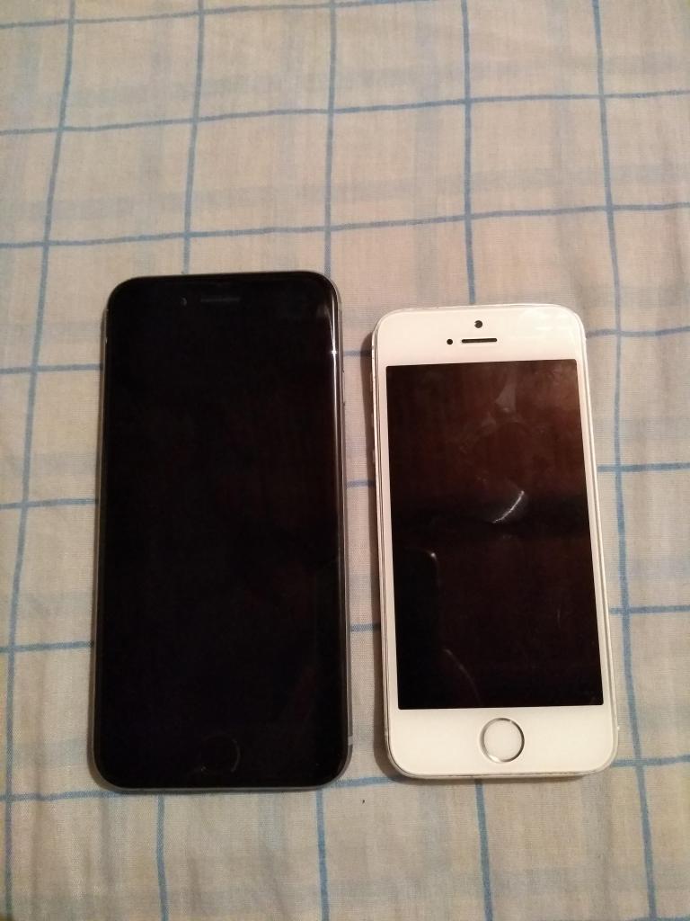 iPhone 5s y iPhone 6