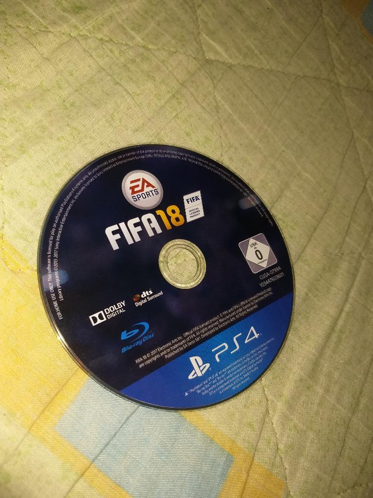 Fifa18 Ps4 Fisica Cd Sólo sin Caratula