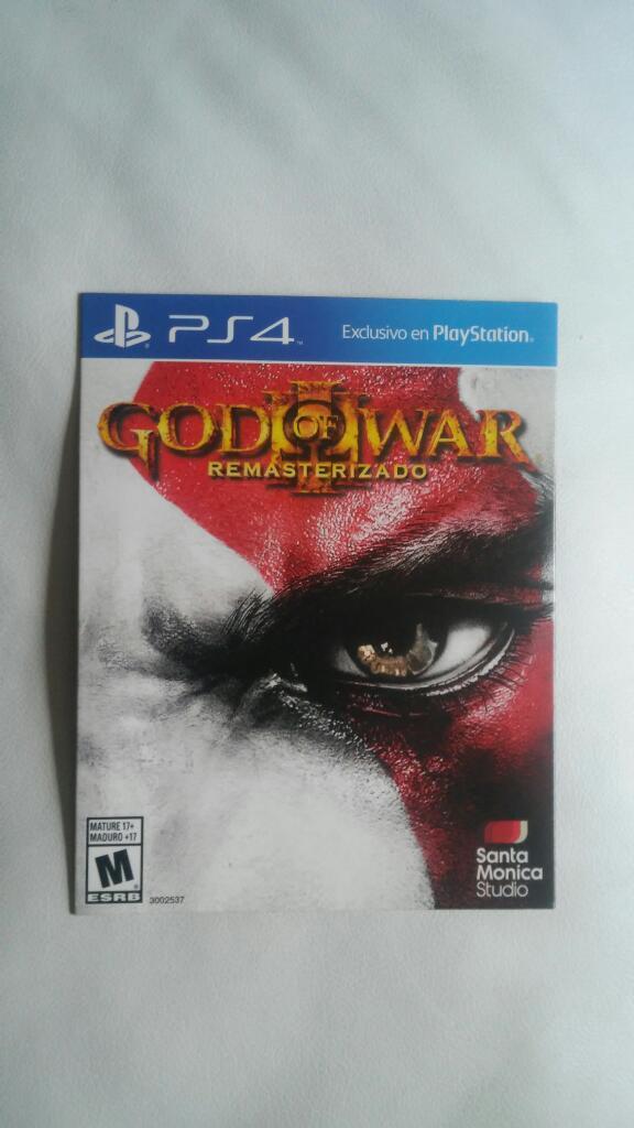 Juego de Ps4 God Of War 3