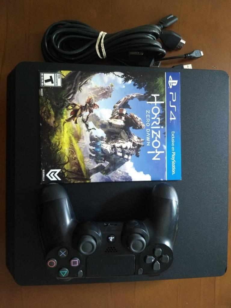 PS4 Slim 1 Tera horizon y 1 control